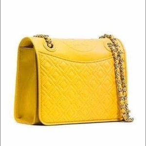 Tory Burch Fleming Patent Medium Purse